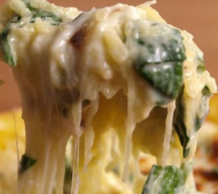 Cheesy Baked Spaghetti Squash